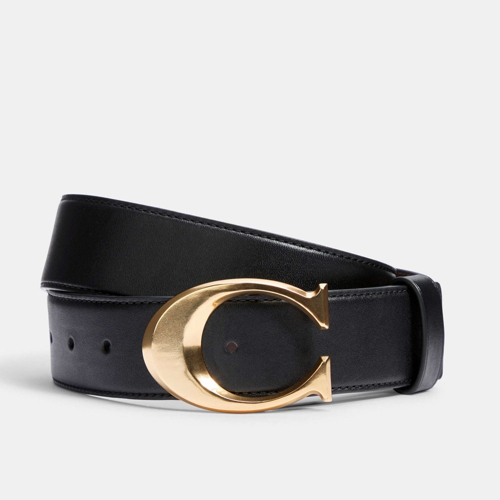 Coach Signature Buckle Belt